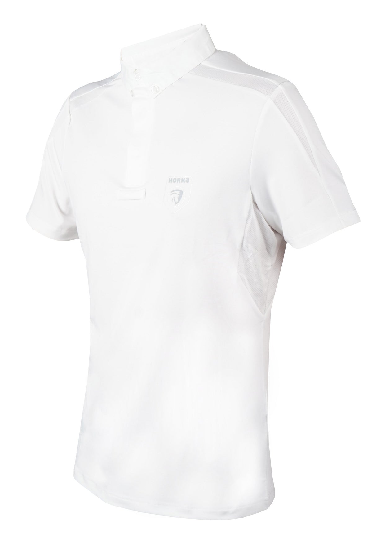 Horka Show Shirt Mens Brighton Polygiene White at Nice Equestrian, Qatar