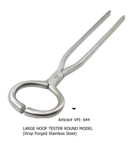 Hoof Tester Round Model (SS)