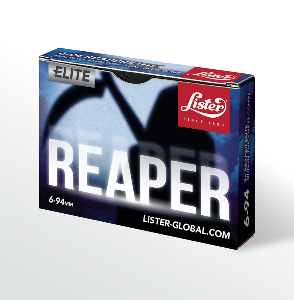 Lister 6-94 Reaper Elite Comb (Box of 5) - مشط Lister 6-94 Reaper Elite (صندوق من 5)