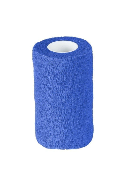 A roll of blue Finn Tack Pro Flex Bandages for horses.
Horze Vet Trap bandage.
Available at Nice equestrian Wukair Doha Qatar