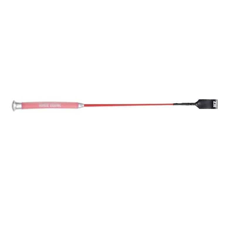 A jumping bat with a soft gel handle and a metallic end used for equestrian sports.
Horze.
Available at Nice Equestrian Wukair Doha Qatar