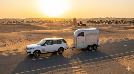 European horse trailer in Qatar — 1 and 2 horse towed trailer guide | Nice Equestrian