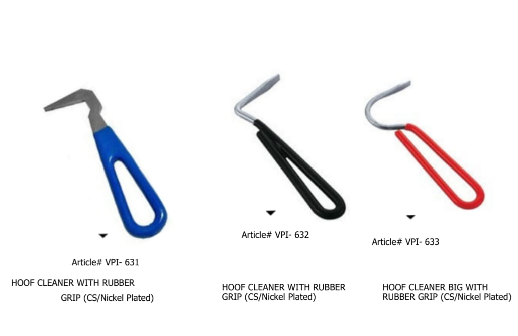 Hoof Cleaner with Rubber Grip (Standard)