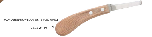 Hoof Knife Narrow Blade Economy