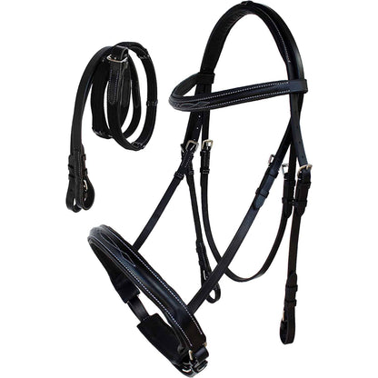 Equivia Leather Bridle with Reins - إكوفيا لجام جلدي مع زمام