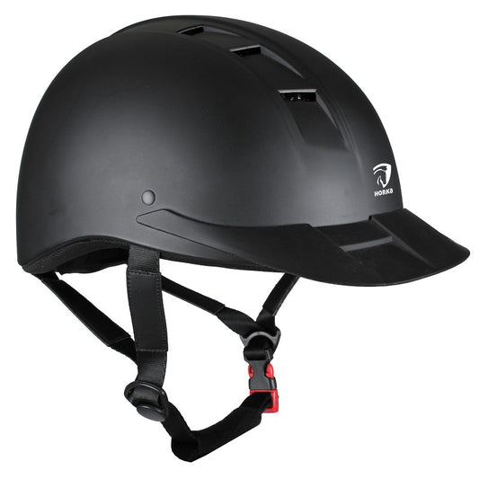 Horka Safety Helmet Champion Black at Nice Equestrian, Qatar