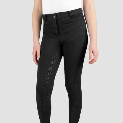 Horka Riding Breeches Junior Annika Silicone Seat at Nice Equestrian, Qatar