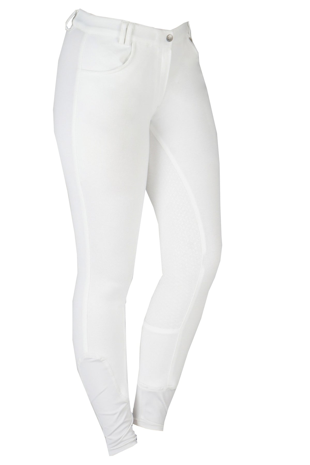 Horka Riding Breeches Annika Silicon Seat, White, image 6 — Nice Equestrian, Wukair, Doha, Qatar