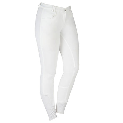 Horka Riding Breeches Annika Silicon Seat, White, image 4 — Nice Equestrian, Wukair, Doha, Qatar