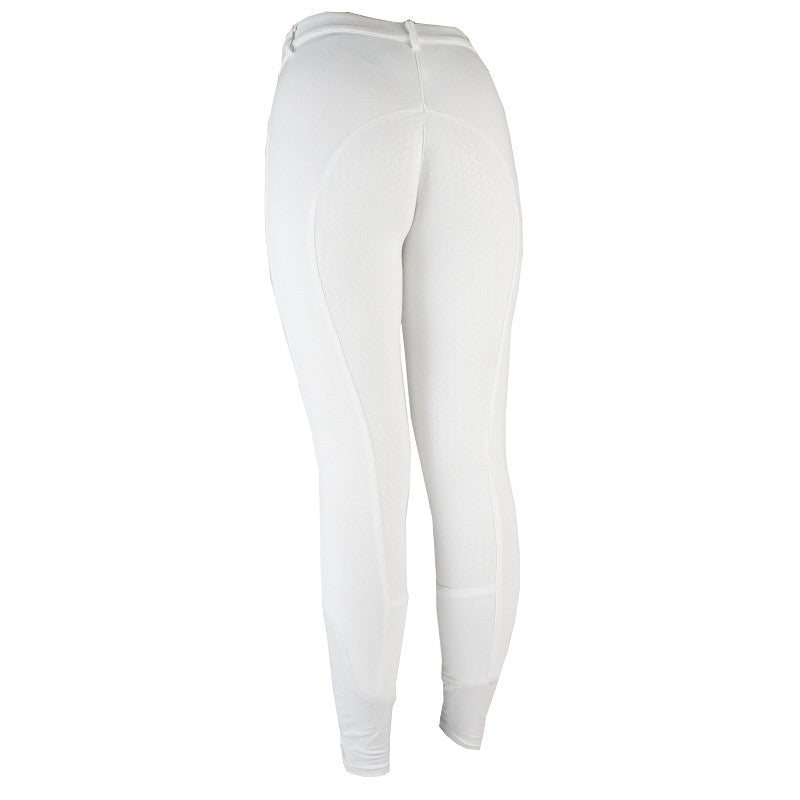 Horka Riding Breeches Annika Silicon Seat, White, image 5 — Nice Equestrian, Wukair, Doha, Qatar