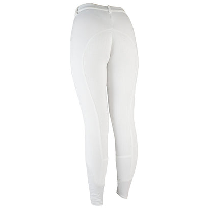 Horka Riding Breeches Annika Silicon Seat, White, image 5 — Nice Equestrian, Wukair, Doha, Qatar