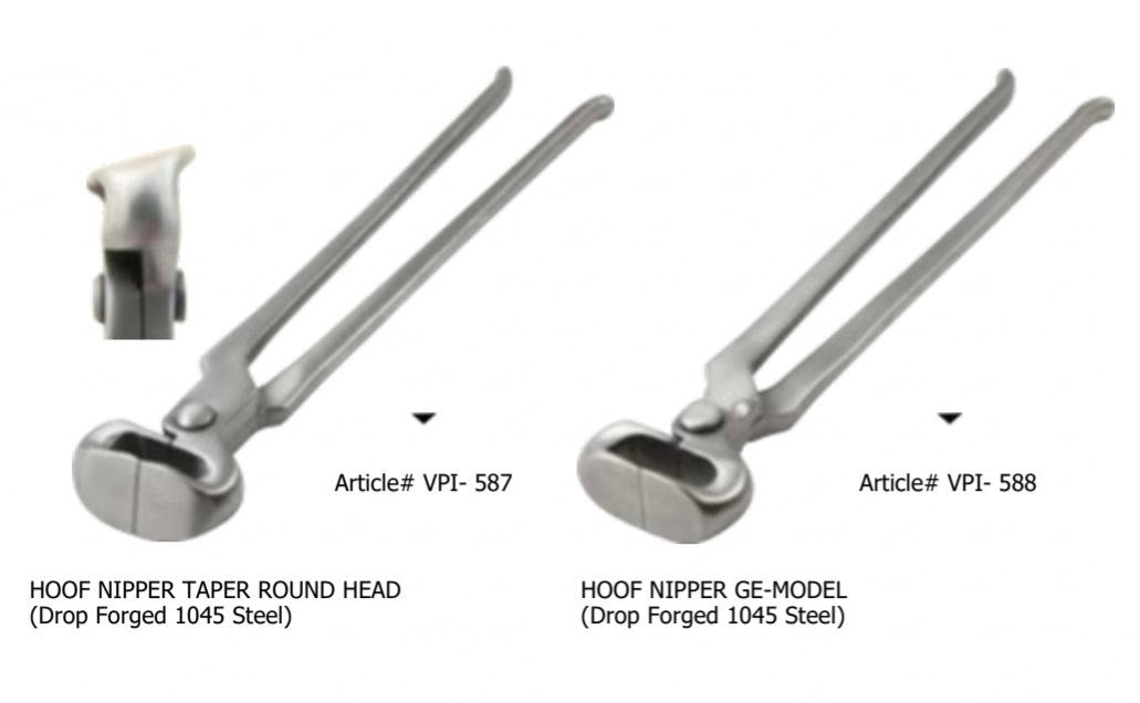 Hoof Nipper Taper Round Head
