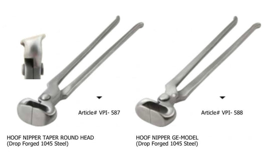 Hoof Nipper Taper Round Head