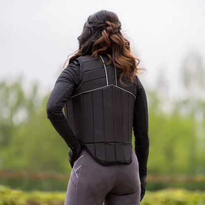 Horka Flexplus Body Protector Adult Black at Nice Equestrian, Qatar