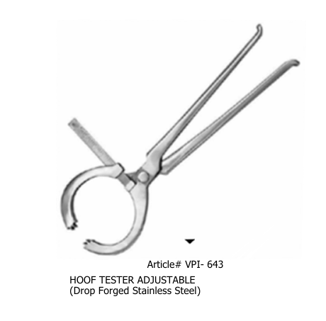 Hoof Tester Adjustable (SS)