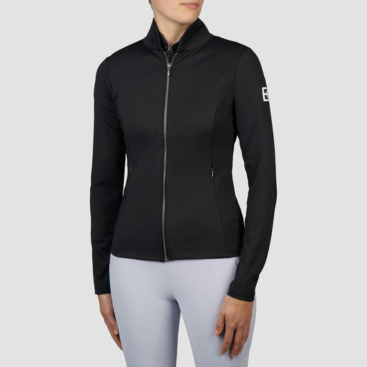 Horka Zip-Through Training Top Hyacinth at Nice Equestrian, Qatar