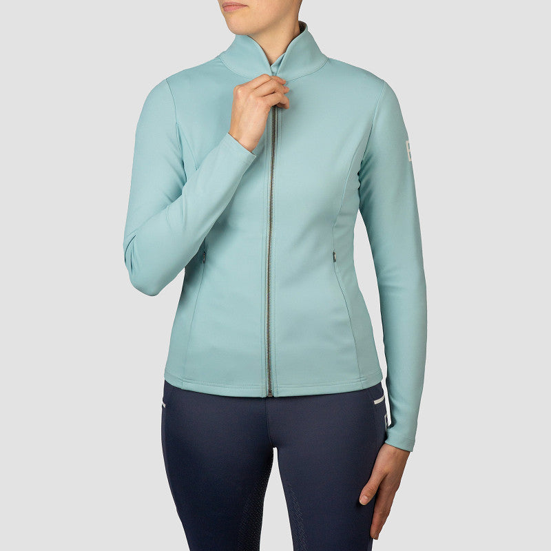 Horka Zip-Through Training Top Hyacinth