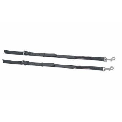 Velociti GARA Leather & Elastic Side Reins - جلد Velociti GARA وزمام جانبي مرن