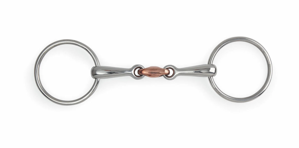 Loose Ring Copper Lozenge Snaffle