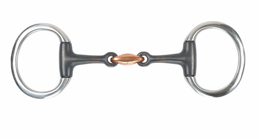 Sweet Iron Lozenge Flat Ring Eggbutt Bit - حلقه بيضاويه مسطحه مصنوعه من الحديد الحلو بحجم مقاس اللوزه
