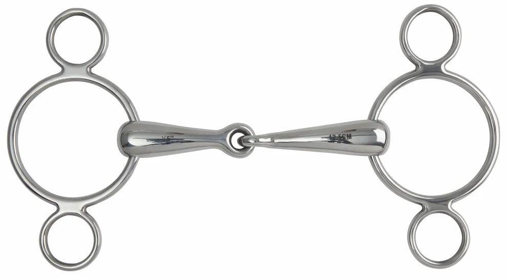 Hollow Mouth Two Ring Gag - كمامة بفم مجوف وحلقتين