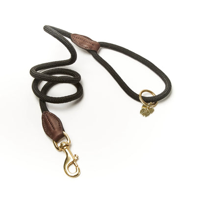 Digby & Fox Fine Rope Dog Lead in Black, Nice Equestrian Doha Qatar