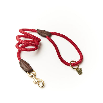 Digby & Fox Fine Rope Dog Lead in Red, Nice Equestrian Doha Qatar