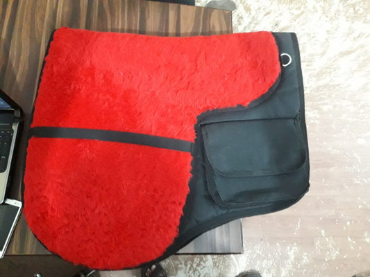 BH-305 Fur Saddle Pad with Pocket