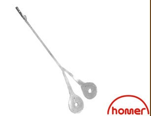 A silver-colored Australian noseband designed for horses, featuring a rubber bit.
Brand Homer
Available with Nice Equestrian Wukair Doha Qatar