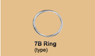 An image displaying a TB Ring, which is a type of horse bridle piece.