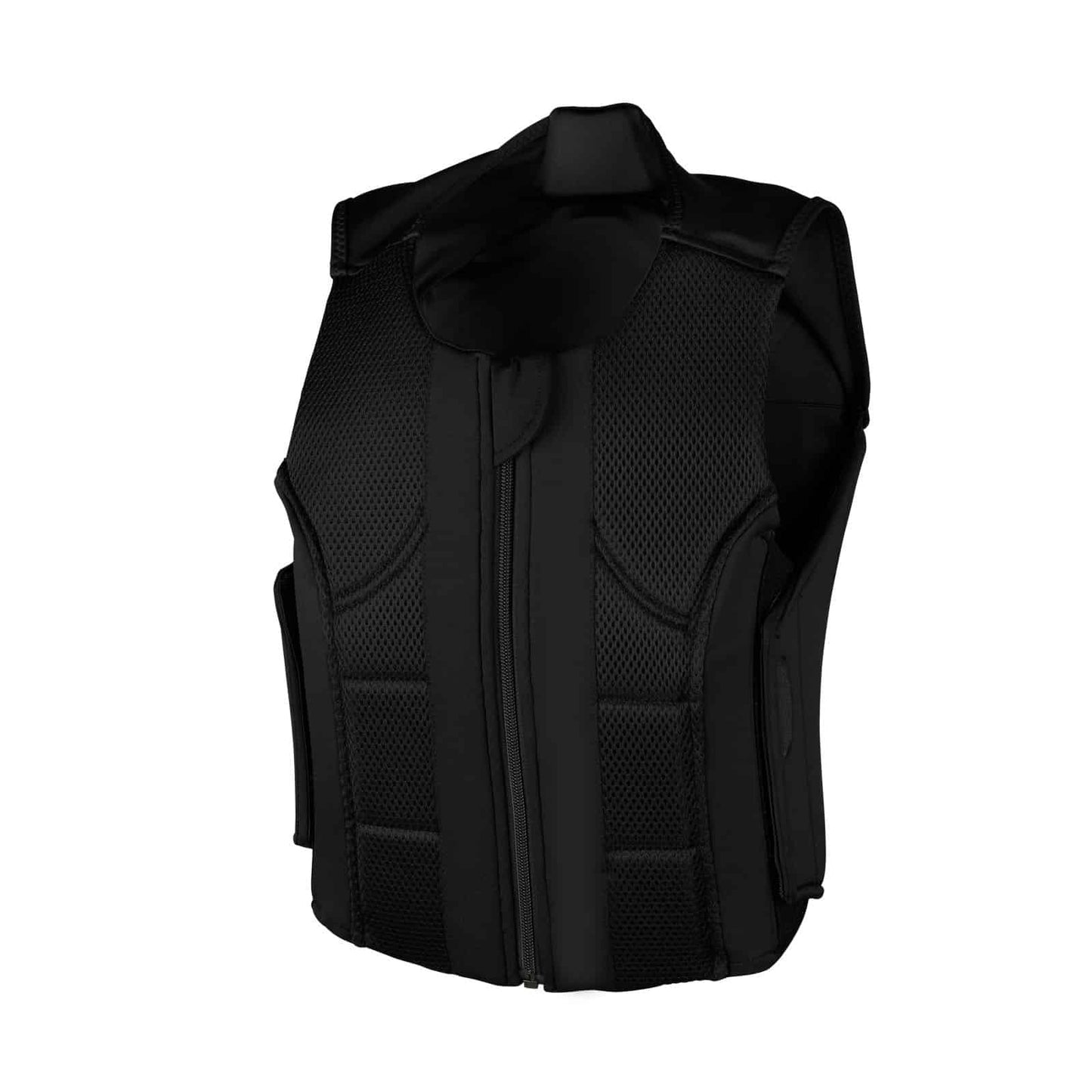 Horze Body protector.
Black.
Available at Nice equestrian Wukair Doha Qatar