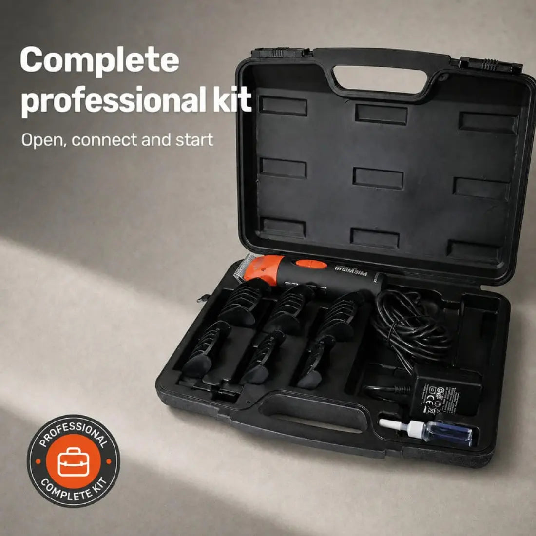 Artero Premium corded A5 clipper, Orange, view 4