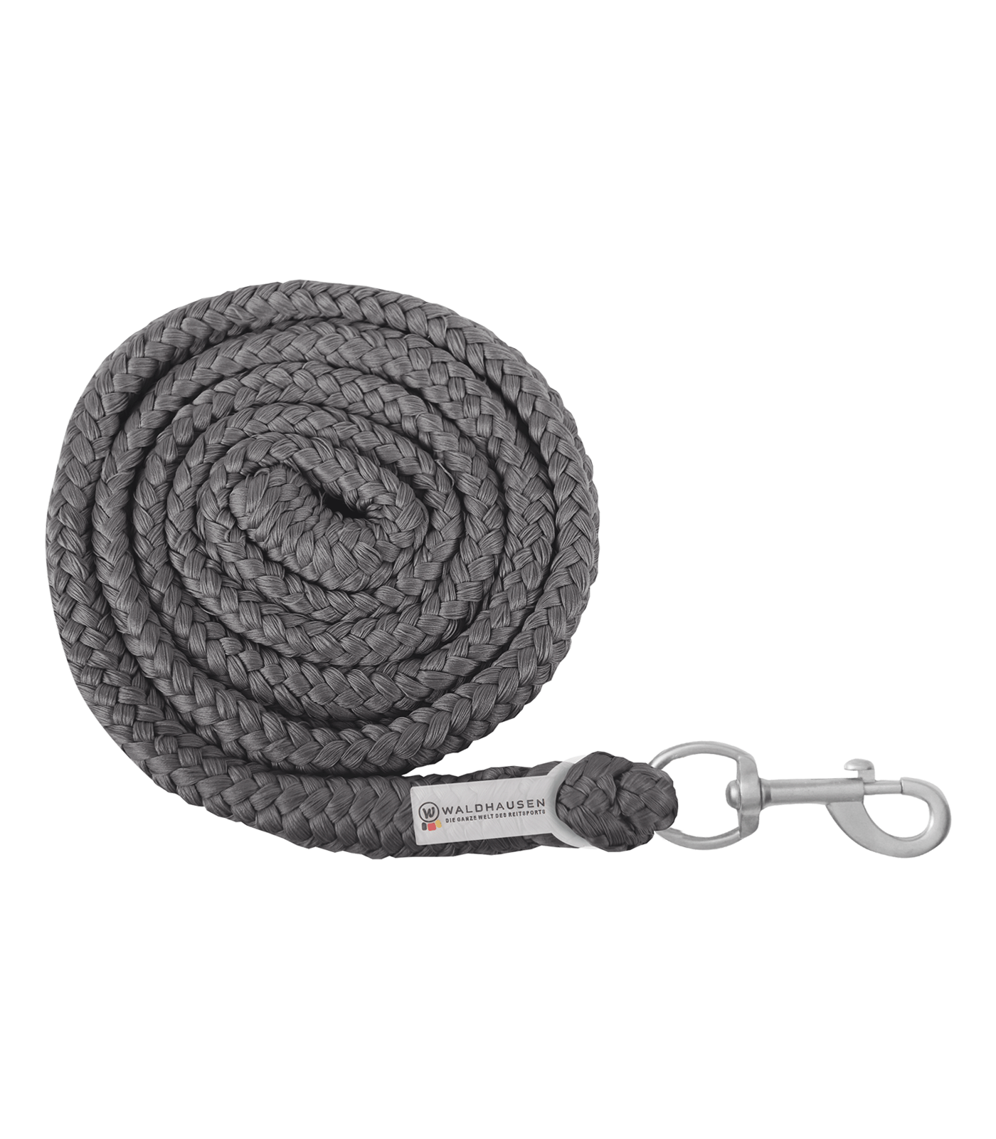 A Waldhausen lead rope with a metallic snap hook.