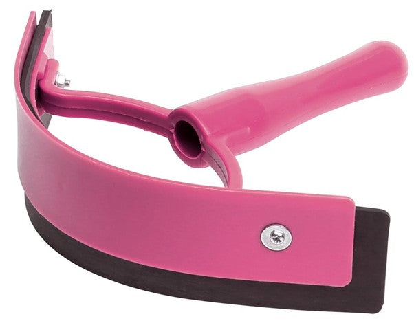 Zilco Pink and black vegetable peeler on a white background.
Available with Nice equestrian Wukair Doha Qatar.