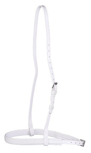 Horse bridle Noseband on a white background.
Made by Zilco Australia.
Available with Nice Equestrian Wukair Doha Qatar.