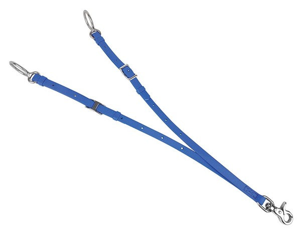 Zilco Blue Martingale.
Zilco Australia.  Available at Nice Equestrian Wukair Doha Qatar.