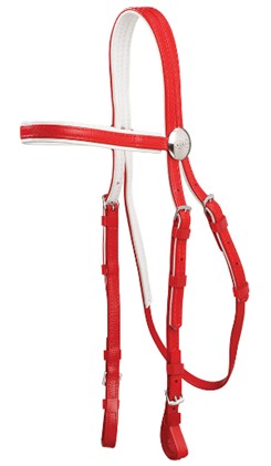 Red and white horse bridle on a white background.
Zilco Race Bridal.
Made by Zilco Australia.
A very Reliable quality.
Available with Nice Equestrian Wukair Doha Qatar.