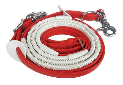 Zilco Rein red.
Zilco Australia.  Available at Nice Equestrian Wukair Doha Qatar.