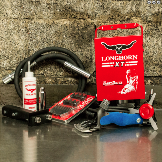 Longhorn XT Flexi Kit W/ SureGrip Handpiece - Longhorn XT Flexi Kit مع قبضة SureGrip